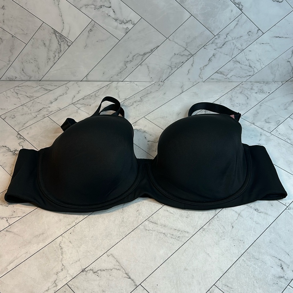NWT NWOT Cacique Lane Bryant Womans Bra Black Multiway UNDERWIRE SIZE 44D